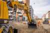 MX16G MX17G Close Up Excavator Arm City Construction Site