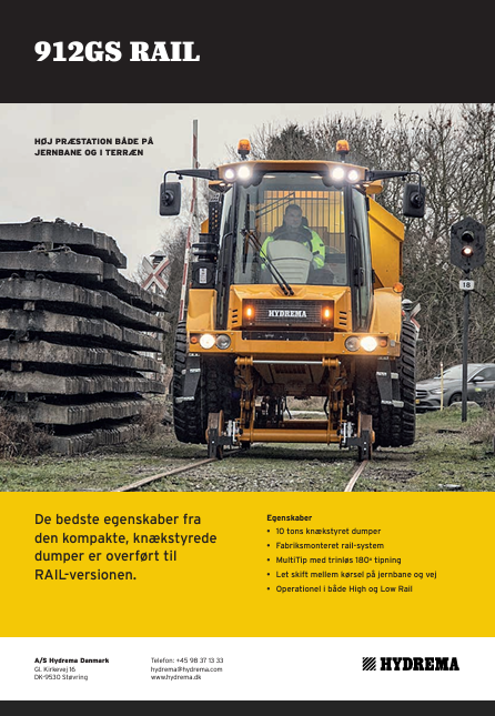 DK 912GS Rail Leaflet